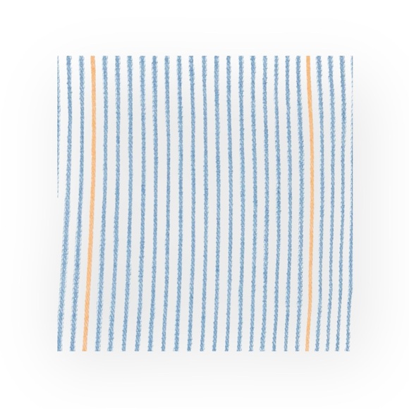 new 3x1 ᯾ Jane Ruffle Stretch Denim Mini Skirt ᯾ Blue Ticking Stripe ᯾ XS ᯾ Chic - Picture 14 of 16